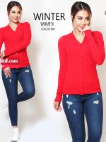 ژاکت کشمیر کبریتی زنانه