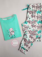 ست راحتی نخ پنبه طرح جغد زمستون