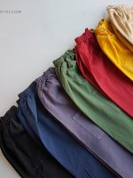 شلوار دمپاگتر الیاف طبیعی کمرکش