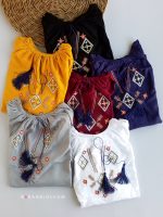 شومیز گلدوزی نخی 35068