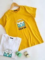 تیشرت زنانه نخ پنبه Van Go