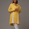 مانتو لینن راه راه زنانه پارمیس 71017