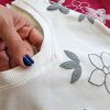 بلوز دورس زنانه طرح گل پفکی 72268