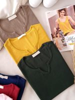تیشرت زنانه یقه دلبری 121794