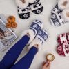 پاپوش زنانه ساقدار حوله ای کریسمس