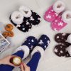 پاپوش زنانه ساقدار حوله ای یونیکورن