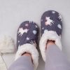 پاپوش زنانه ساقدار حوله ای یونیکورن