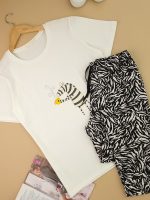 ست راحتی تیشرت شلوار Zebra