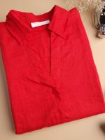 شومیز مانتویی لینن زنانه GERRY WEBER