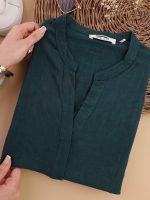 مانتو بلند لینن یاقوتی GERRY WEBER