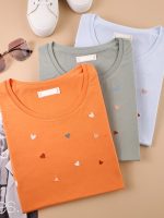 تیشرت نخ پنبه گلدوزی هستی