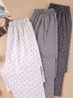 شلوار راحتی قواره بزرگ زنانه خال خالی