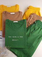 ست راحتی تیشرت و شلوارک You Have A Nice Heart