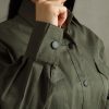 مانتو جلودکمه عروسکی زنانه ناردین