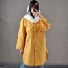 مانتو جلودکمه بلند زنانه شبنم