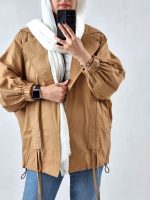 مانتو جلوباز گتردار زنانه السا