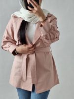 مانتو جلوباز زنانه مینا