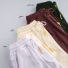 شلوار اسلش کتان زنانه سایز XL-4XL