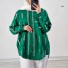 شومیز مانتویی جلو دکمه زنانه دلارام