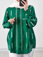 شومیز مانتویی جلو دکمه زنانه دلارام