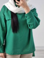 شومیز مانتویی لینن زنانه کامیلا