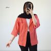 شومیز مانتویی لینن جلوباز نغمه