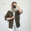 شومیز مانتویی لینن جلوباز نغمه