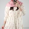 پیراهن لینن بلند زنانه لادن