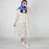 پیراهن لینن بلند زنانه لادن
