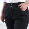 شلوار جین مام فیت کمرهویجی زنانه 261295