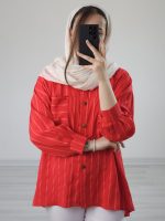 شومیز مانتویی جلودکمه سوفیا