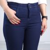 شلوار جین کاغذی نیم بگ زنانه 267429