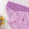پک پنج تایی شورت زنانه اسلیپ پهن نخ پنبه Dominant دومینانت طرح ایفل