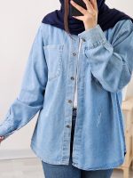 شومیز مانتویی جین Mavi