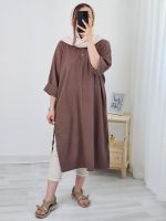 مانتو کفتان بغل چاکدار پردیس