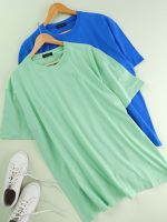 تیشرت نخ پنبه لانگ New Look