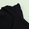 تاپ مشکی آستین حلقه زنانه حلما