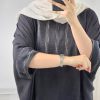 پانچو جلوبسته خرجکار مشکی مریم