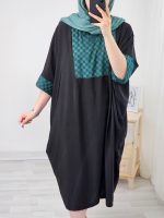 پانچو جلوبسته خرجکار مشکی مریم