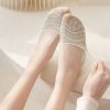 جوراب کالج گیپور دور ژله ای زنانه طرح گل