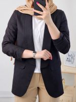 مانتو کتی لینن زنانه رونیا