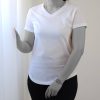 تیشرت بیسیک یقه هفت نخ پنبه