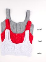 نیم تنه نخ پنبه جلودکمه لاچین