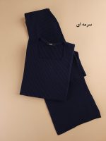 ست بلوز و شلوار کبریتی زنانه Della ( یقه خشتی کات خورده)