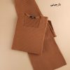ست بلوز و شلوار کبریتی زنانه Della ( یقه خشتی کات خورده)