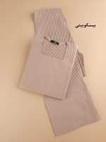 ست بلوز و شلوار کبریتی زنانه Della ( یقه خشتی کات خورده)