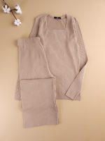 ست بلوز و شلوار کبریتی زنانه Della ( یقه خشتی کات خورده)