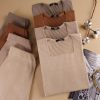 ست بلوز و شلوار کبریتی زنانه Della ( یقه خشتی کات خورده)