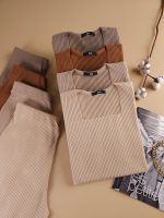 ست بلوز و شلوار کبریتی زنانه Della ( یقه خشتی کات خورده)