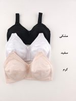 سوتین مشکی کرم سفید